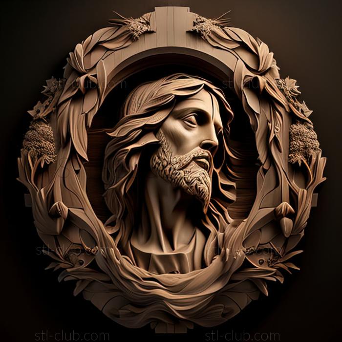 3D model st jesus (STL)